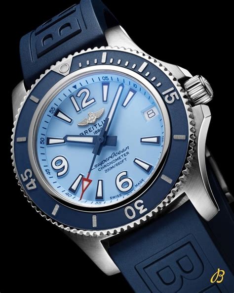 breitling superocean 36 weiß|Breitling Superocean 36 blue.